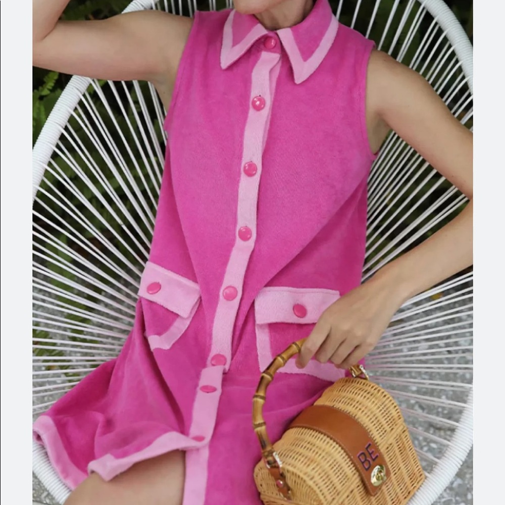 LAKE x Atlantic Pacific Darcy Terry Dress Medium